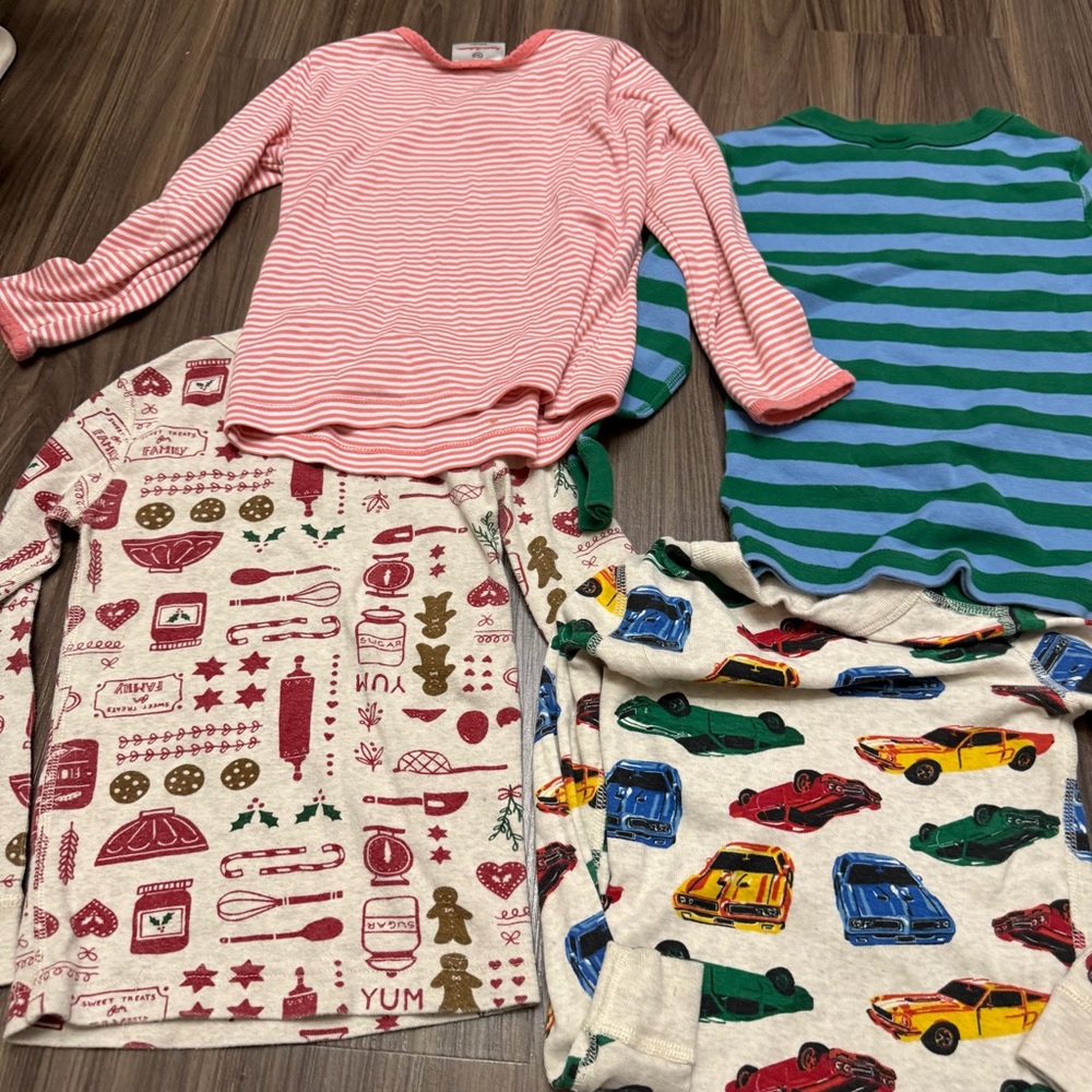4 of Hanna Anderson toddler 4T pajama long sleeve shirt - Picture 6 of 8